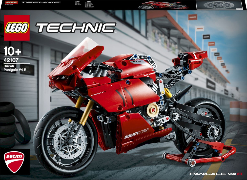 Конструктор LEGO Technic Ducati Panigale V4 R, 646 деталей, 10+, 42107 #1
