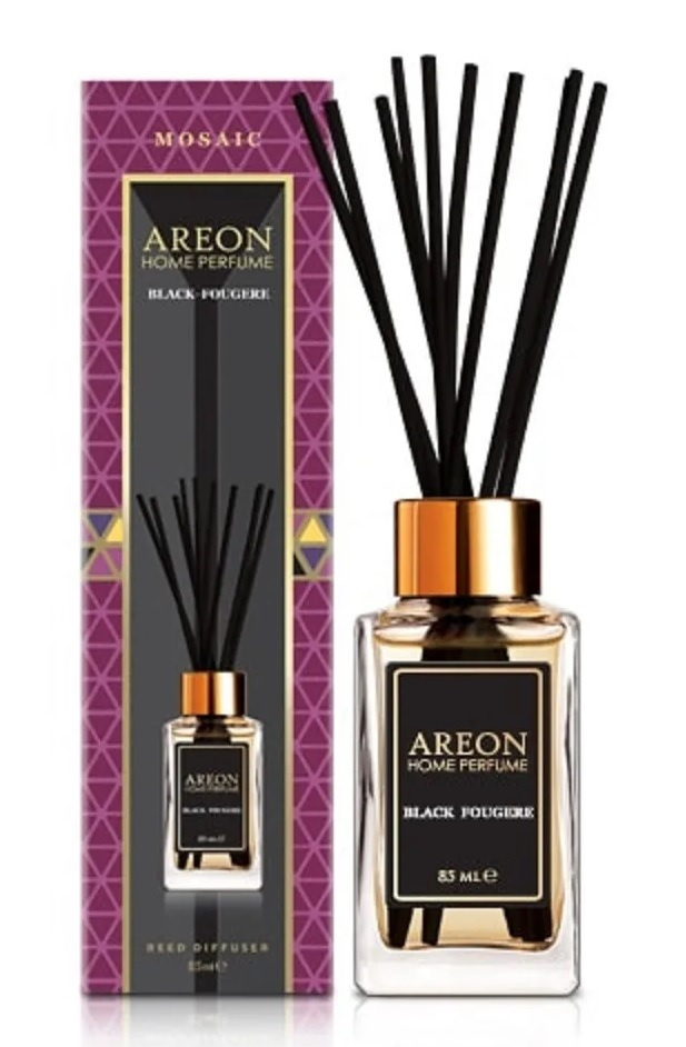 Ароматизатор AREON флакон с палочками 85мл HOME PERFUME STICKS BLACK FOUGERE 85ML PSM05  #1