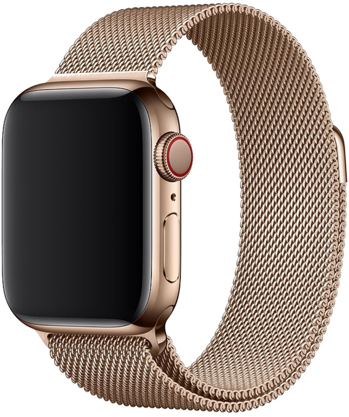 Металлический ремешок для Apple Watch series 1-9 SE, SE 2 38-40-41 mm (milanese loop) / Ремешок миланская #1