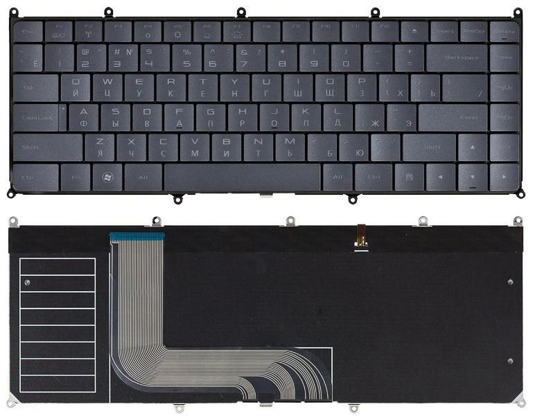 Клавиатура для ноутбука Dell Adamo 13 черная #1