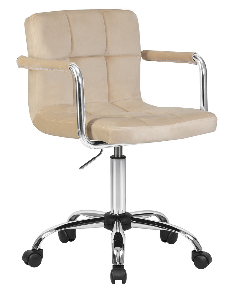 Офисное кресло для персонала DOBRIN TERRY, LM-9400, бежевый велюр (MJ9-10)  #1