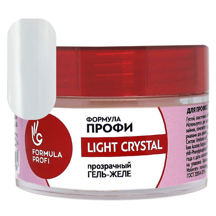 Formula Profi, Гель-желе прозрачный Light crystal 30 гр. #1