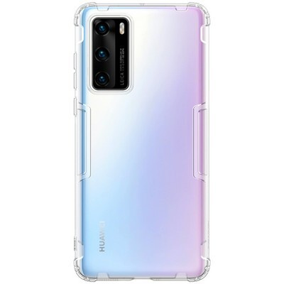 Силиконовый чехол Nillkin Nature TPU Case Прозрачный для Huawei P40 #1