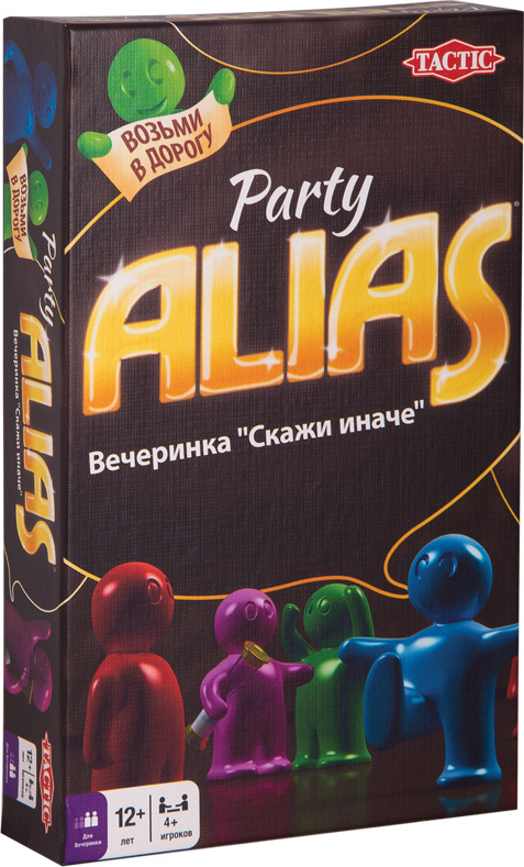 Настольные игры Tactic "Alias. Party", компактная версия, картонная коробка  #1