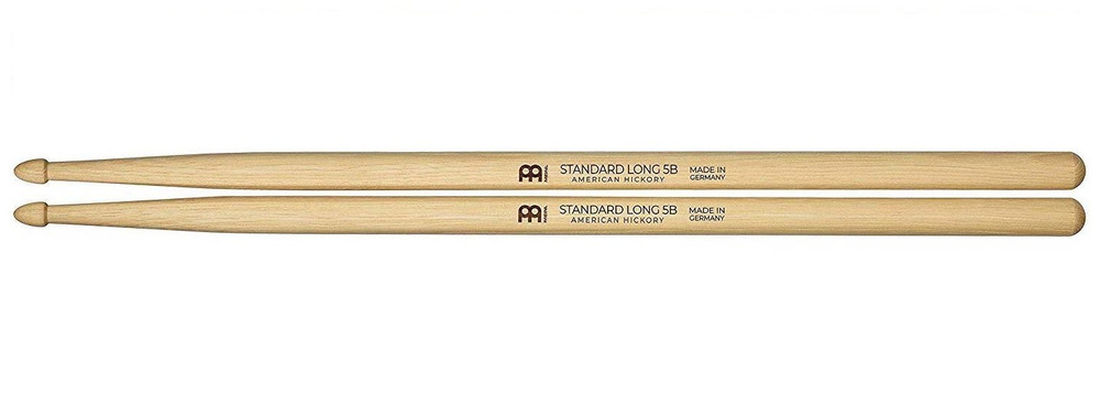 Барабанные палочки Standard Long 5B, деревянный наконечник, удлиненные, Meinl SB104-MEINL  #1