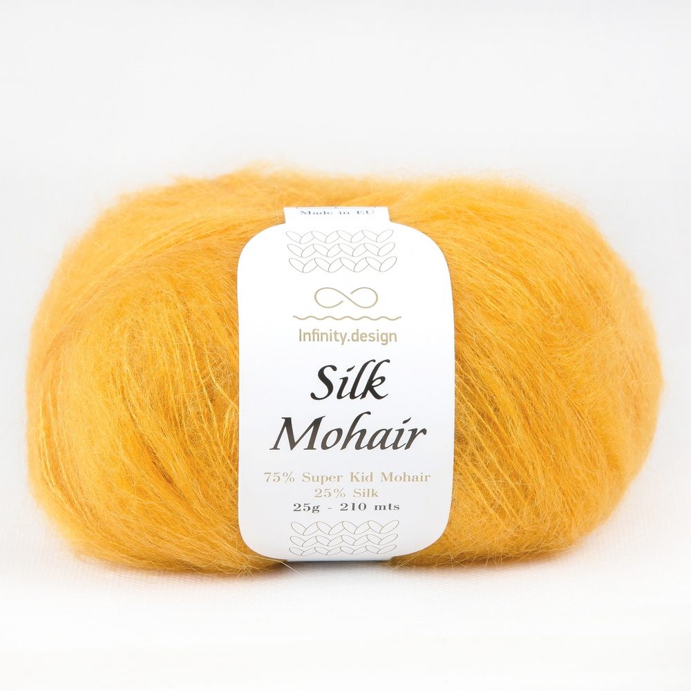 Пряжа для вязания Infinity Design Silk Mohair (2335 Mustard) 3 мотка #1