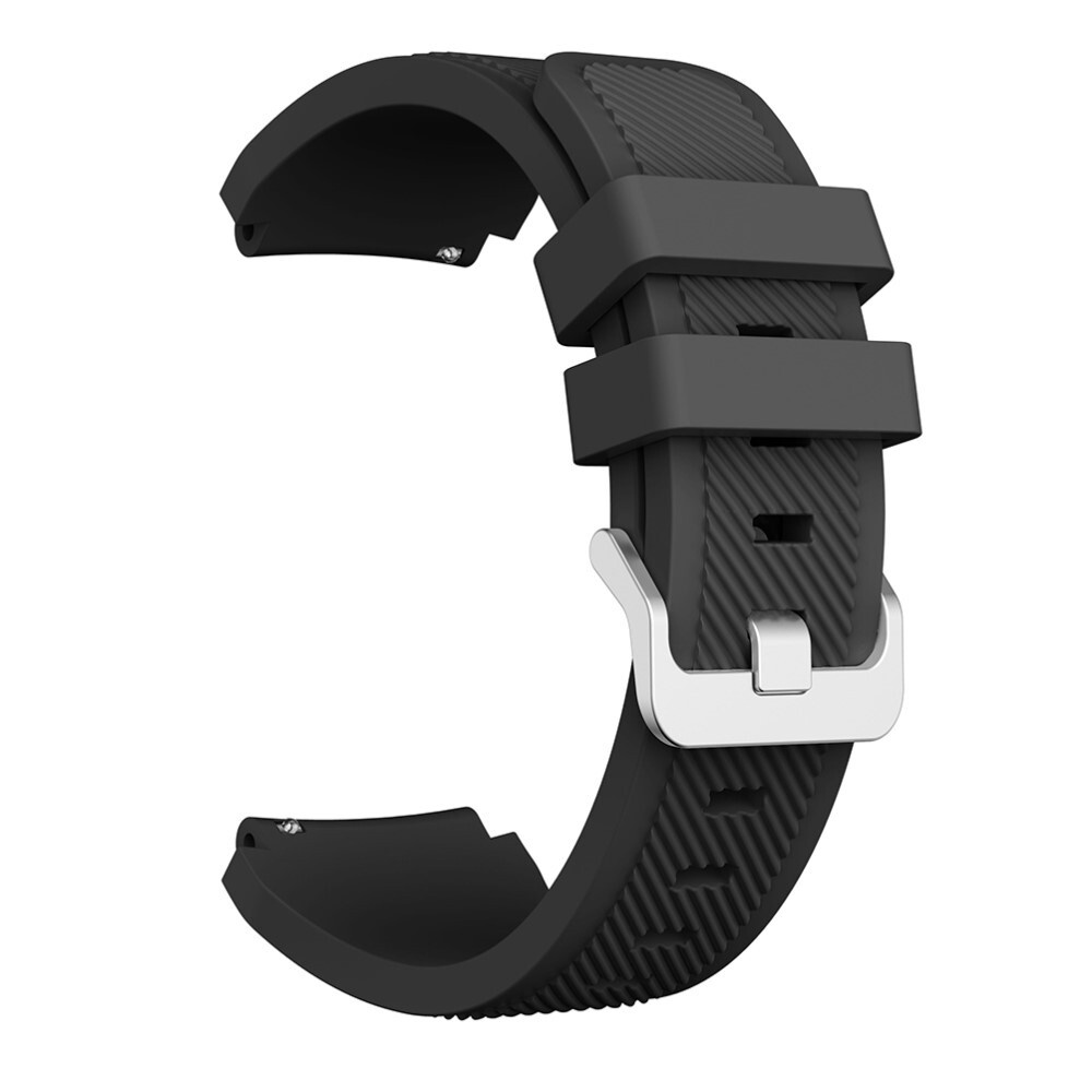 Силиконовый ремешок 22 мм для Huawei Watch GT - черный #1