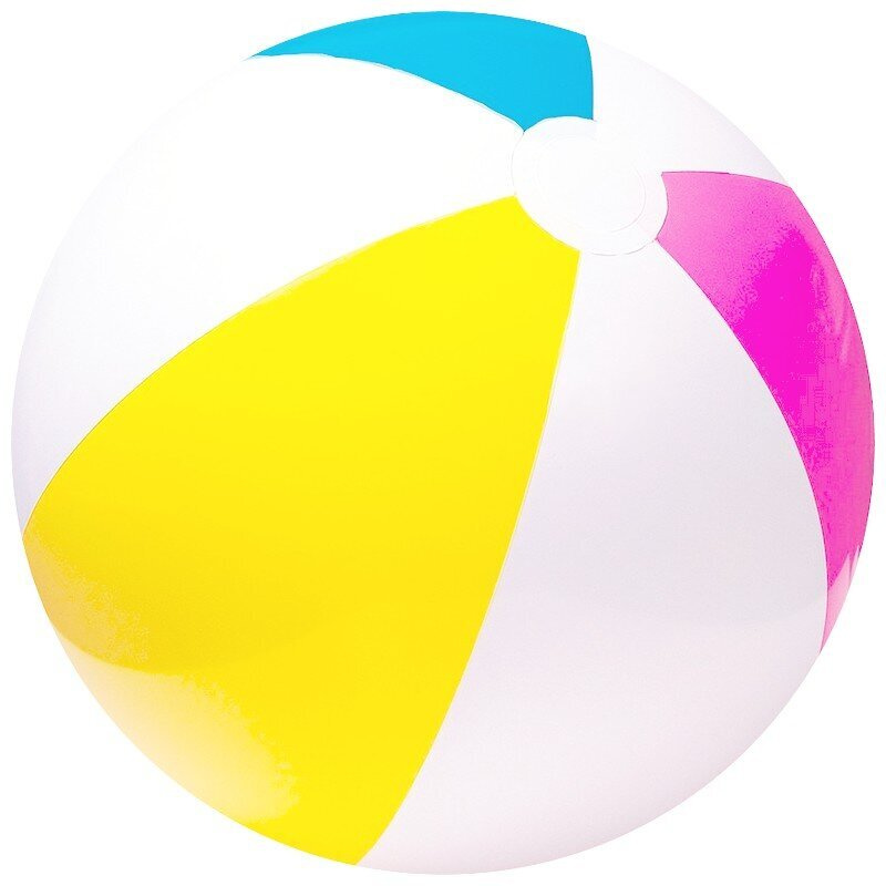 Intex Мяч надувной разноцветный 61см 59030NP с 3 лет #1