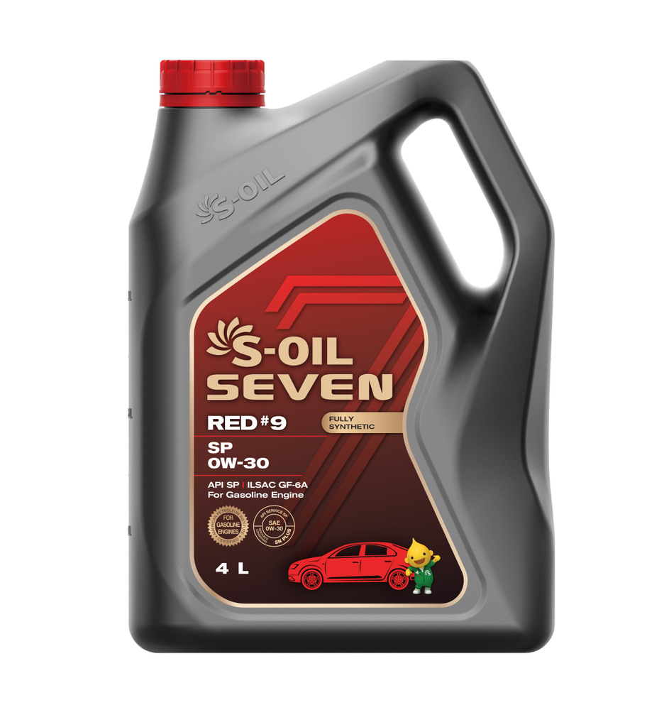 S-OIL SEVEN red#9 0W-30 Масло моторное, Синтетическое, 4 л #1