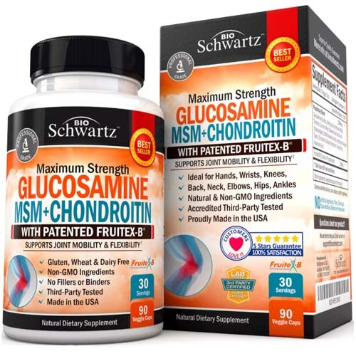 Glucosamine, Chondroitin & MSM Bio Schwartz, 90 капс, шт #1