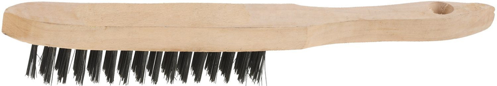 Щетка проволочная стальная с деревянной ручкой, 6 рядов Master STAYER 35020-6  #1