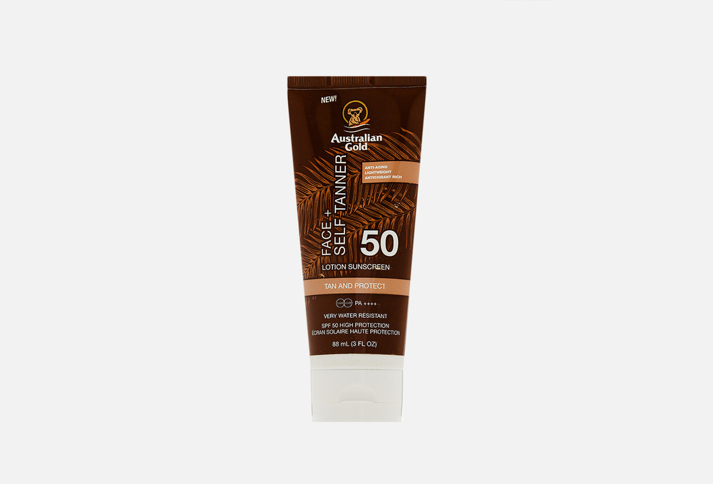 Лосьон для защиты лица spf 50 face with self tanner #1