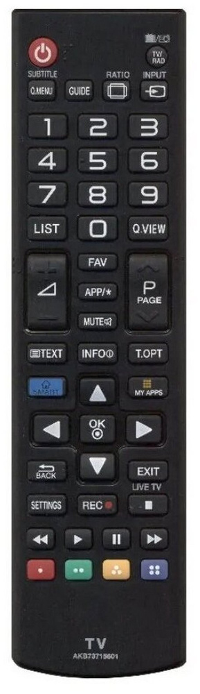 Пульт для LG AKB73715601 PE LED TV (черный) #1