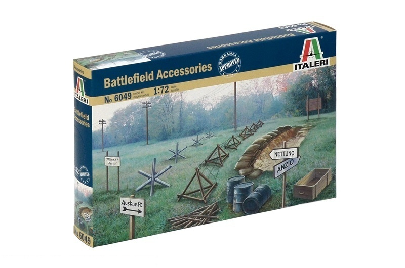 Набор фигурок Italeri 6049ИТ Аксессуары Battlefield Accessories (WWII) Масштаб 1/72  #1