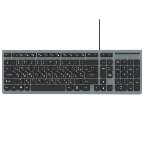 Ritmix Игровая клавиатура проводная RKB-400, серый #1