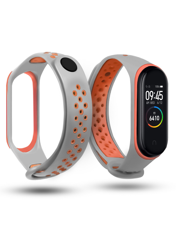 Ремешок для Mi Band 3 и 4 силиконовый #1