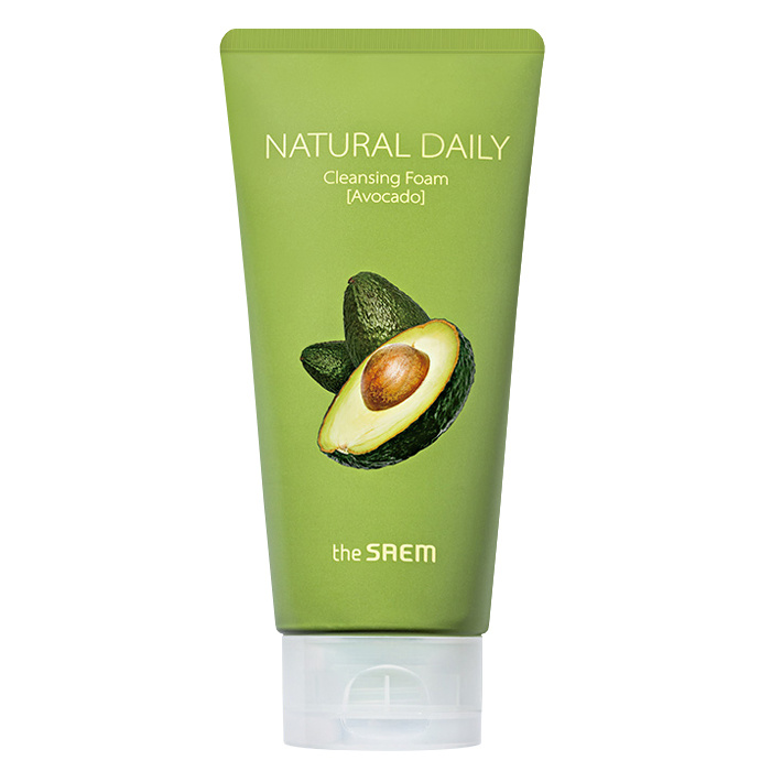 The Saem Ежедневная очищающая пенка с авокадо 150 мл Natural Daily Cleansing Foam Avocado  #1