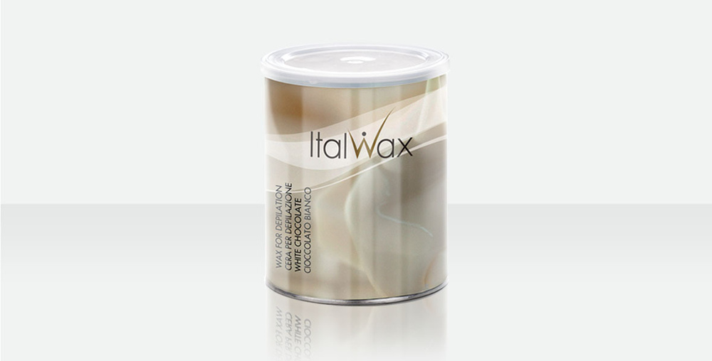 ITALWAX Теплый воск для депиляции и эпиляции в банке Белый шоколад 800 мл., Италия  #1