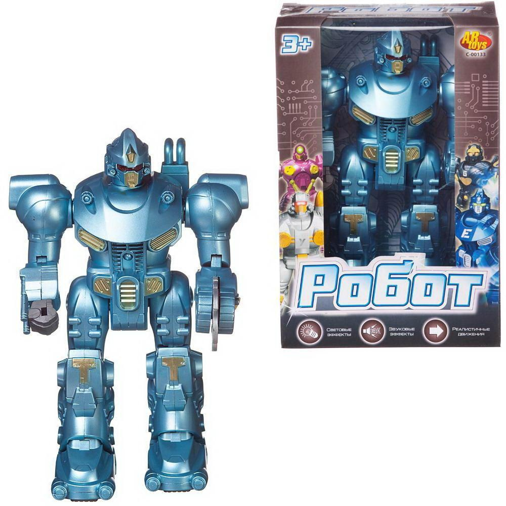 Робот Abtoys голубой, с эффектами, на батарейках #1