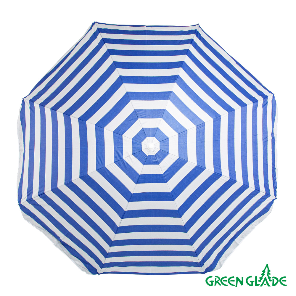 Green Glade Пляжный зонт,200см,синий, белый #1