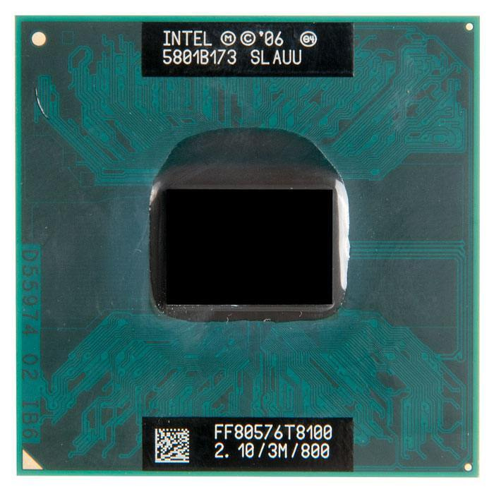 Intel Процессор для ноутбука Core2Duo T8100 ( 2,1Ghz, 478, 3Mb, 2C/2T ) OEM (без кулера)  #1