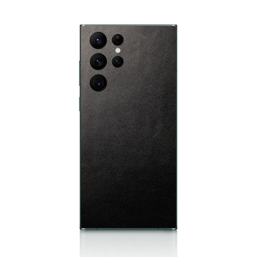 Кожаная наклейка JUST BLACK для Samsung Galaxy S23 Ultra #1