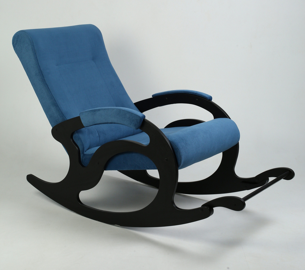 KEMPINGROUP Кресло-качалка Тироль, ткань/океан, 64х132х90 см #1