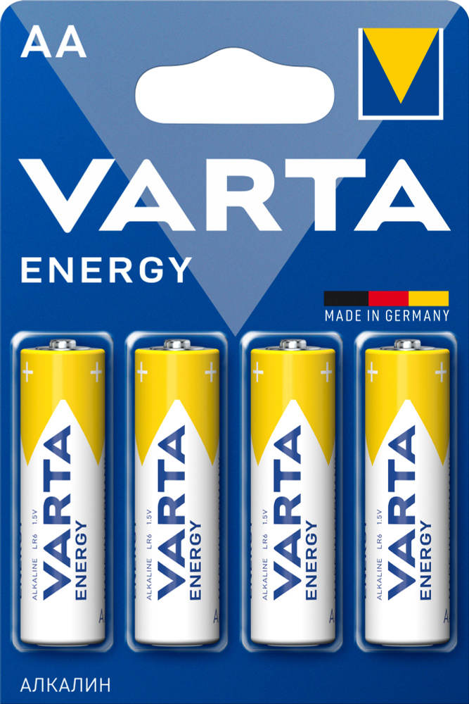 Varta Батарейка AA, Щелочной тип, 1,5 В, 4 шт #1