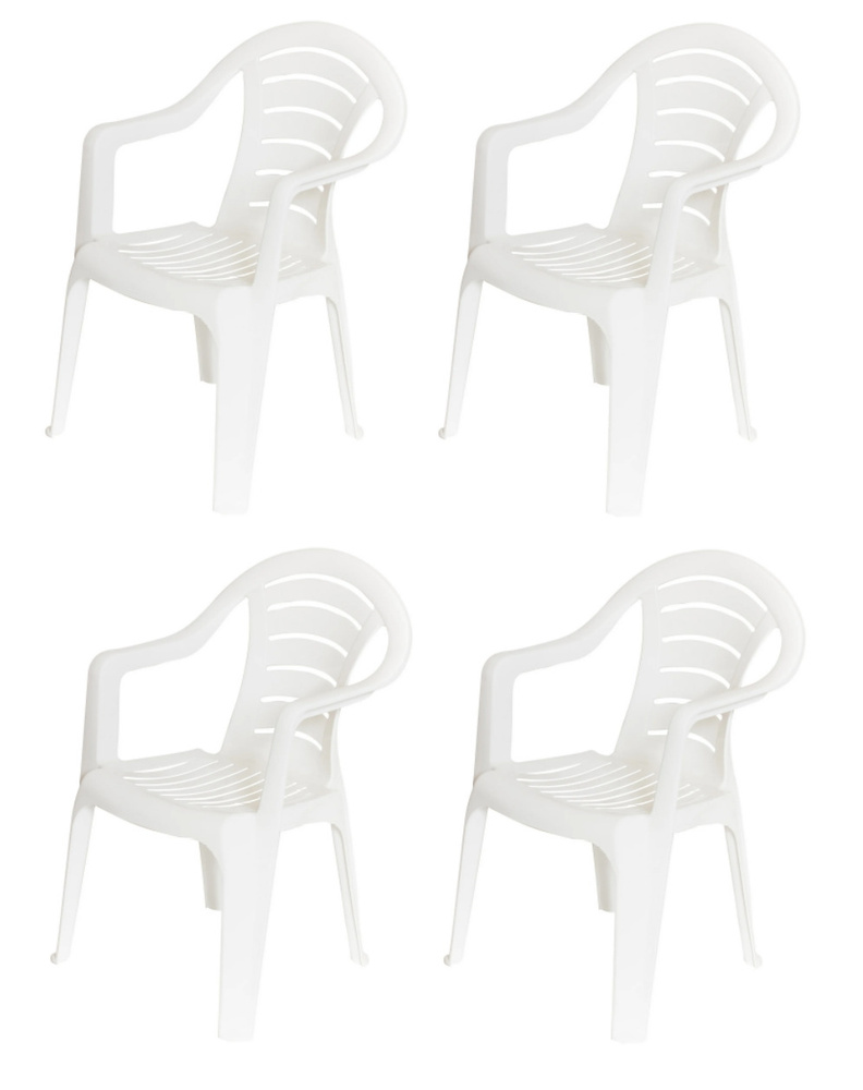 Лето Садовое кресло, Пластик, 56х57х82 см, 4 шт #1
