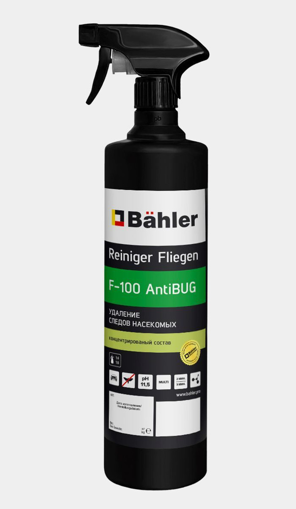Удаление следов насекомых BAHLER RF-100 AntiBAG. 1 литр #1