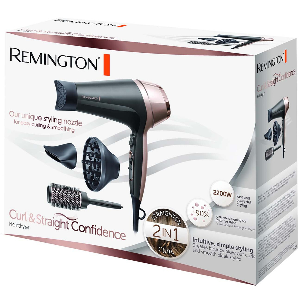 Remington Фен для волос D5706 2200 Вт, черный #1