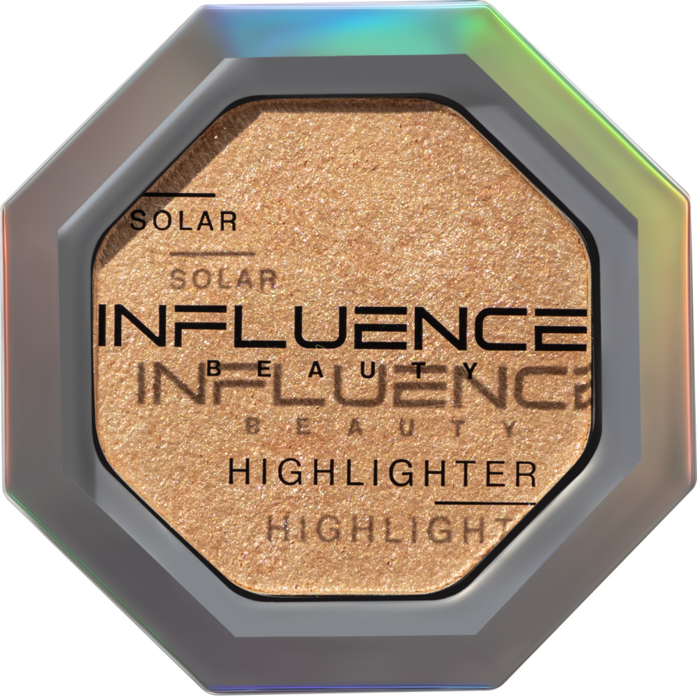 Хайлайтер Influence Beauty Solar с сияющими частицами, тон: 01 золотой, 4.8г  #1