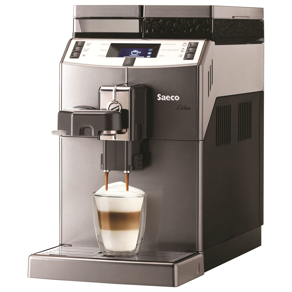 Кофемашина SAECO LIRIKA One Touch Cappuccino, 1850 Вт, объем 2,5 л, емкость для зерен 500 г, автокапучинатор, #1