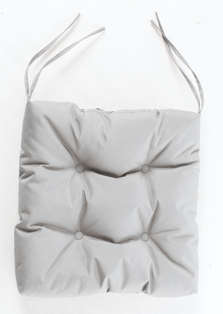 Подушка для стула 40х40 см на завязках #1