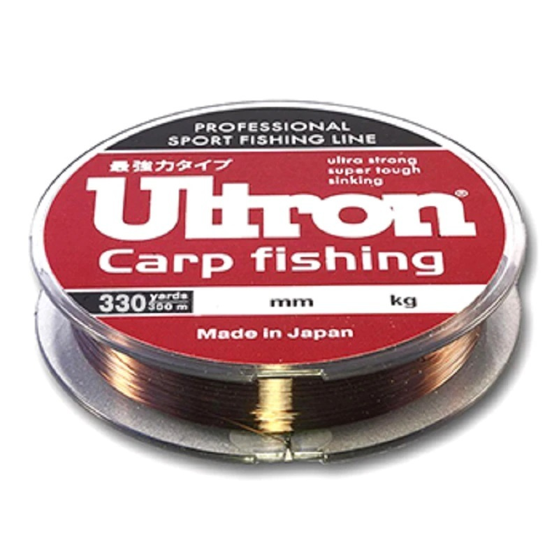 Леска Ultron Carp Fishing 0.30мм 10,0кг 300м коричневая #1