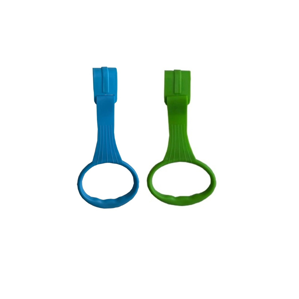 Пластиковые кольца Floopsi для манежа, 2 шт. Ручки для барьера, детской кроватки. Подвесное кольцо, держатели #1
