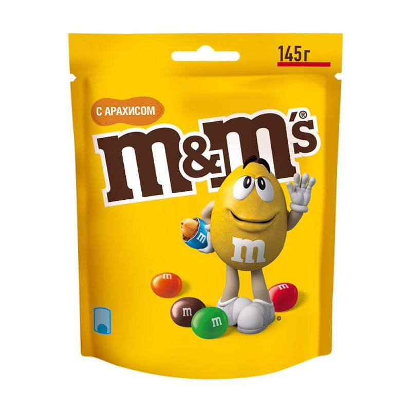 Драже "M&M's"с арахисом 145гр/3 уп #1