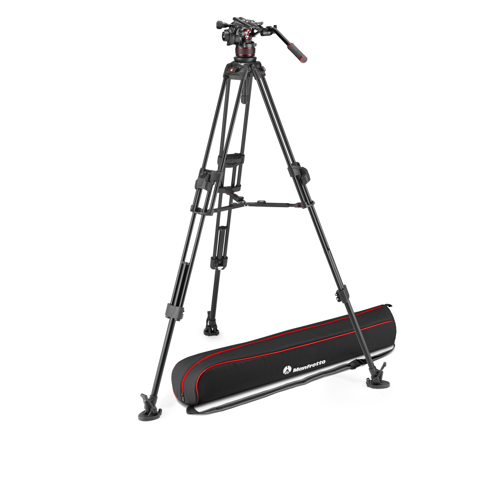 Видеоштатив Manfrotto MVK612TWINFA с двойными ногами и головой, чашей 100/75, алюм  #1