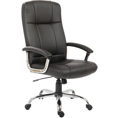 Кресло BN_Dp_Руководителя EChair-524 TPU к/з черный, хром #1