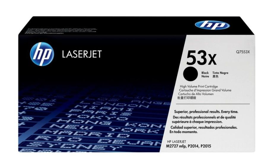 Картридж HP 53X Q7553X оригинальный для HP LaserJet M2727 P2012 P2014 P2015 #1