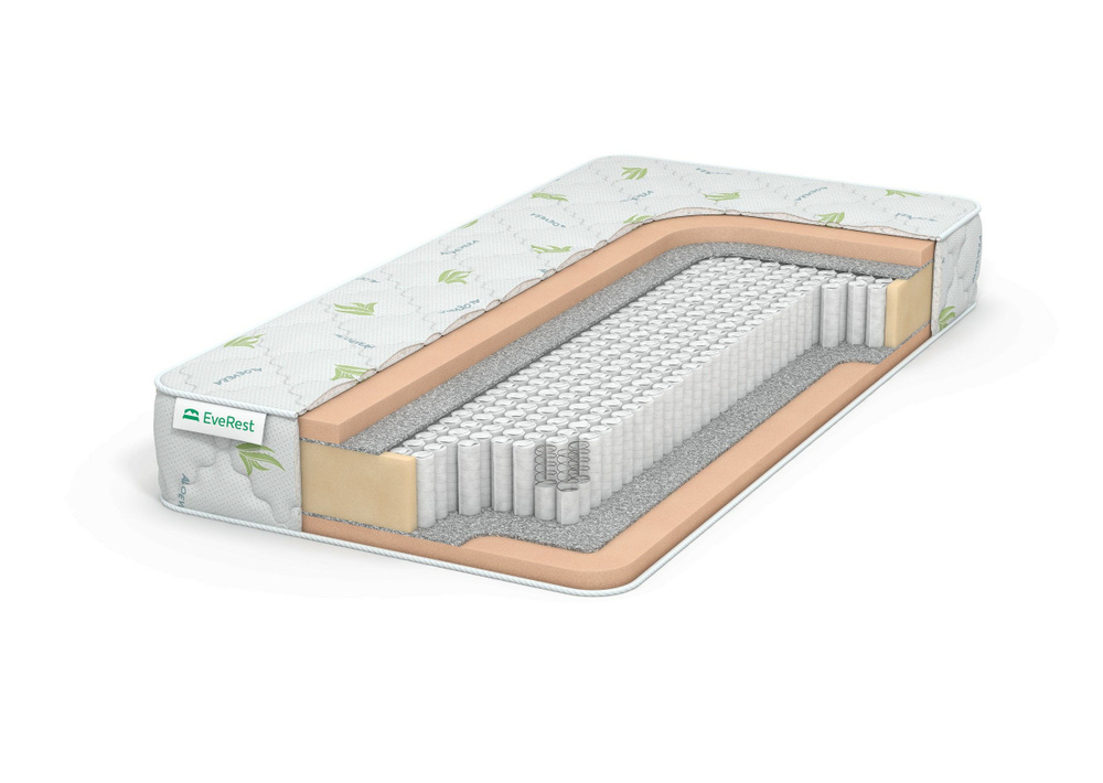 Everest Матрас Софт Мемори S1000, Независимые пружины, 95х185 см  #1