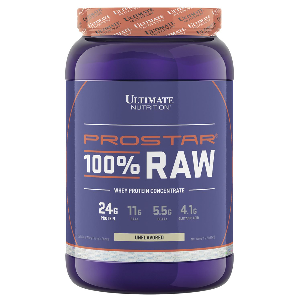 Сывороточный протеин Ultimate Nutrition Prostar 100% RAW без вкуса 1000 гр  #1