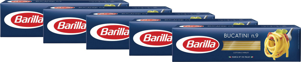 Макаронные изделия Barilla No 9 Bucatini Букатини, комплект: 5 упаковок по 400 г  #1