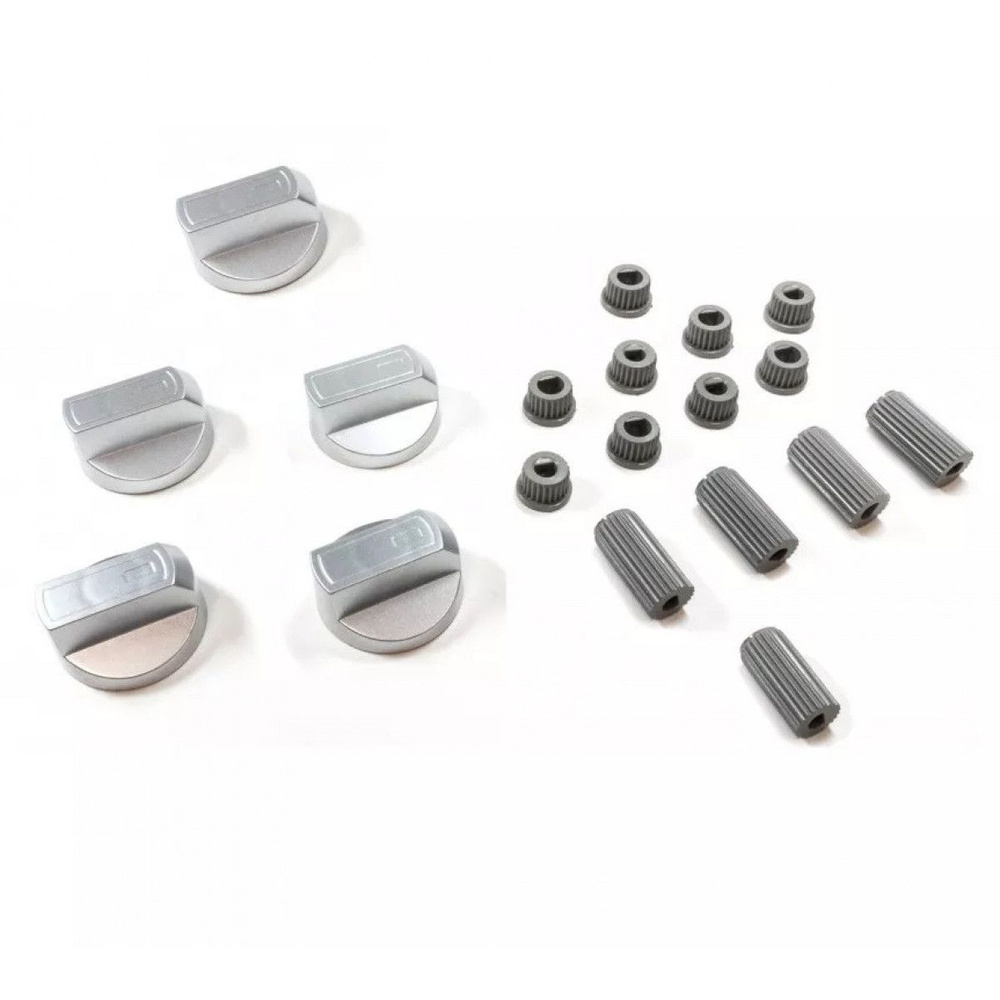 Ручка газового крана универсальная серая, комплект 5 штук - купить с ...