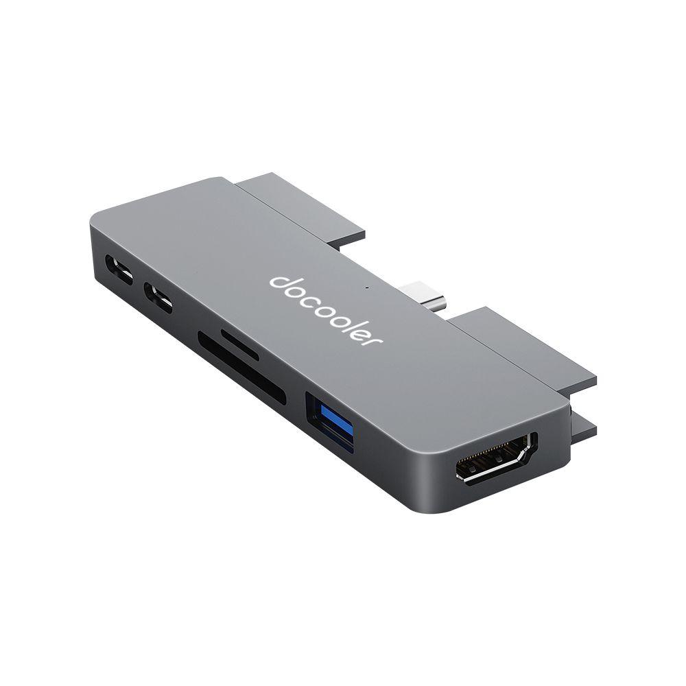 docooler Концентратор 7-в-1 Type-C с USB3.0 Audio HD Port Слоты для TF SD карт Совместимость  #1