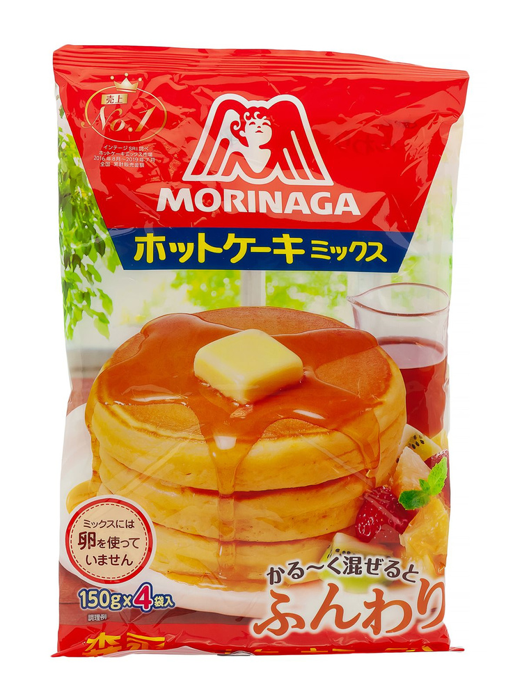 Смесь для панкейков, Смесь для выпечки Hot cake mix, Morinaga, 600г, Япония  #1