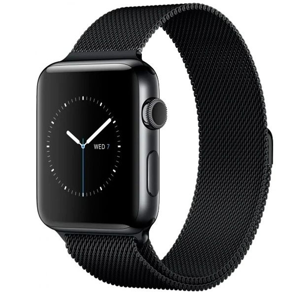 Металлический ремешок Milanese Band для Apple Watch 38/40/41 mm черный #1