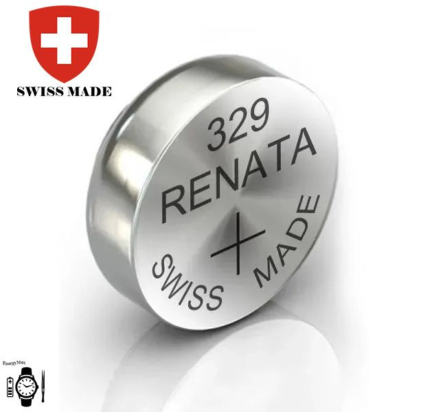 Renata Батарейка 329 (SR731), Серебряно-цинковый тип, 1,55 В, 1 шт #1