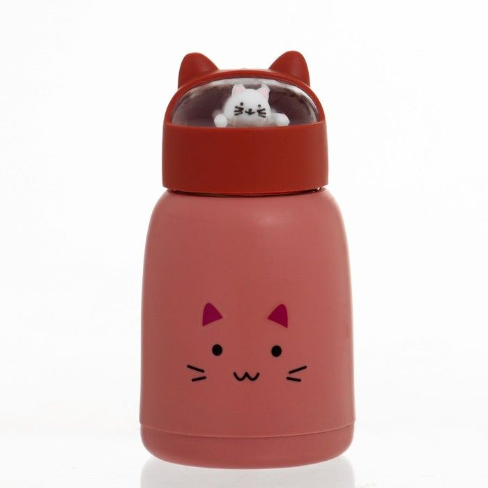 Бутылка для воды "Котик", 350 мл #1