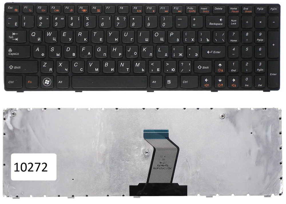 Клавиатура для ноутбука Lenovo G570 G575 V570 Z570 Z560 p/n: 25-010793, 25-012404, 25-012436  #1